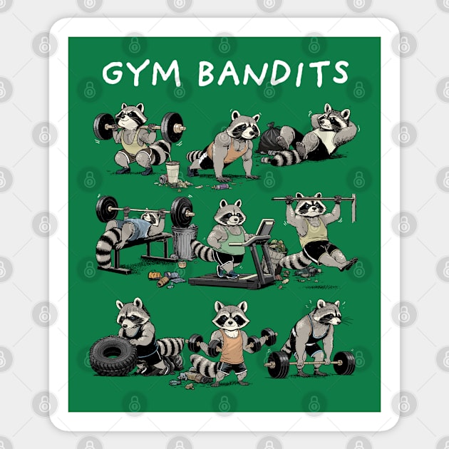 Gym Bandits Sticker by GoshWow®